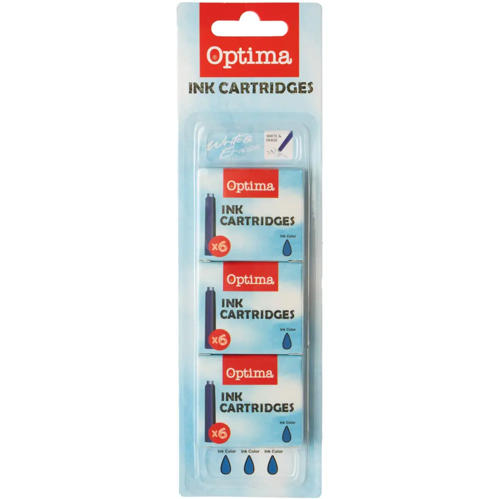 Patroane Cerneală Albastră cu Ștergere 3x6/Set 100028 [1]