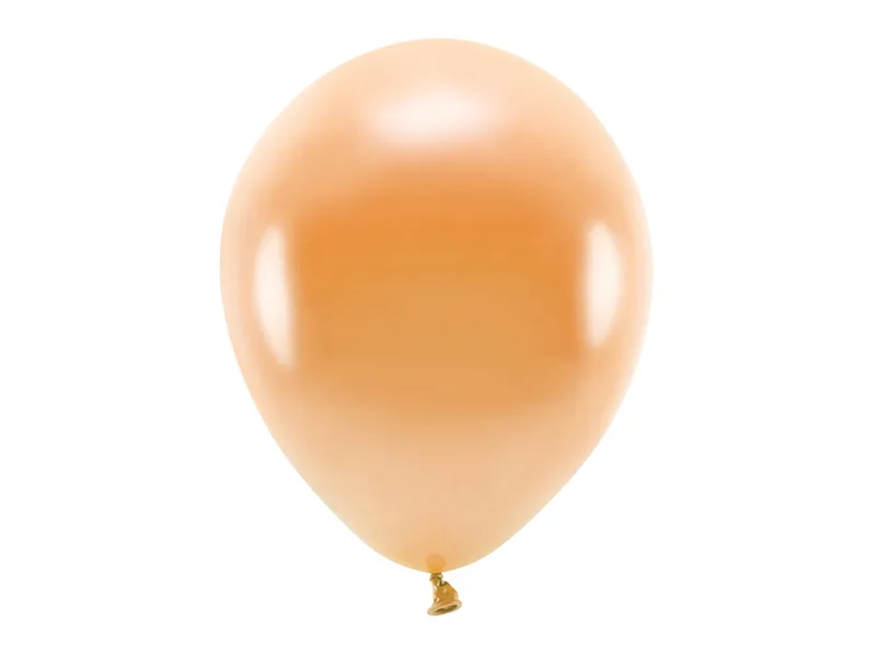 Baloane latex - BALOANE Eco Balloons 30cm, metallic, orange 10/set ECO30M-005-10