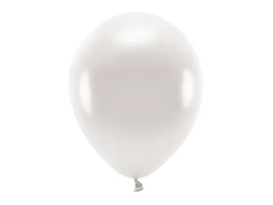 Baloane latex - BALOANE Eco Balloons 30cm, metallic, pearl 10/set ECO30M-070-10