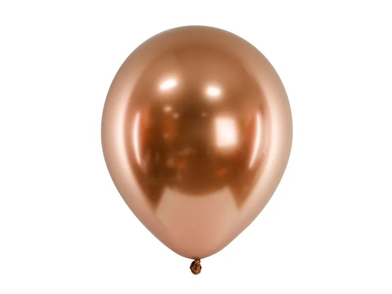 Baloane de Craciun si An Nou - BALOANE Glossy Balloons 30cm cooper 10/SET CHB1-020-10