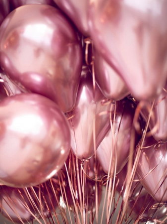 PD BALOANE Glossy Balloons 30cm rose gold 10/SET CHB1-019R-10 [2]