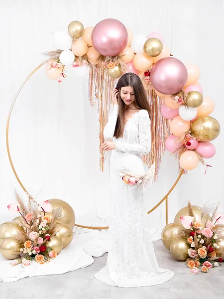 BALOANE Glossy Balloons 30cm, rose gold 50/SET CHB1-019R-50 [1]