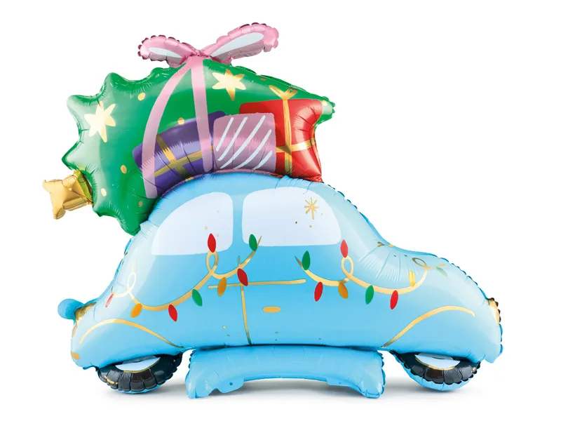 BALON FOLIE ALUMINIU Christmas Car, 102x100cm, mix FB157 [1]