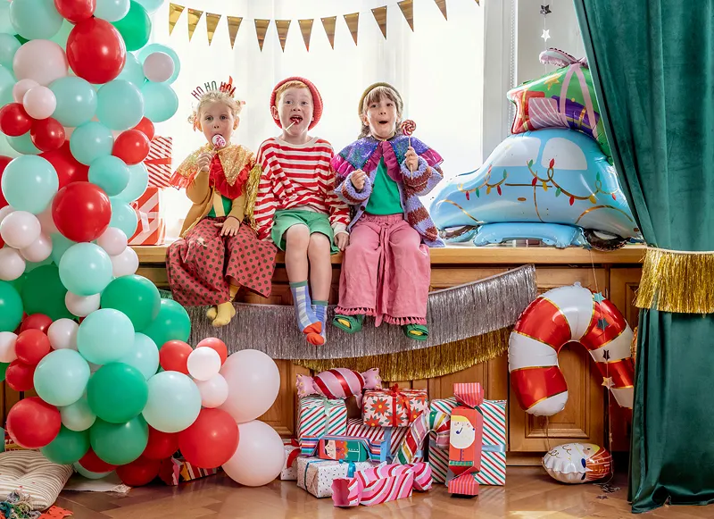 Baloane si accesorii - BALON FOLIE ALUMINIU Christmas Car, 102x100cm, mix FB157