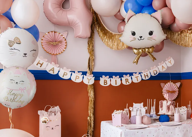 BALON FOLIE ALUMINIU Disc Kitty, 35x35cm, mix FB361 [2]