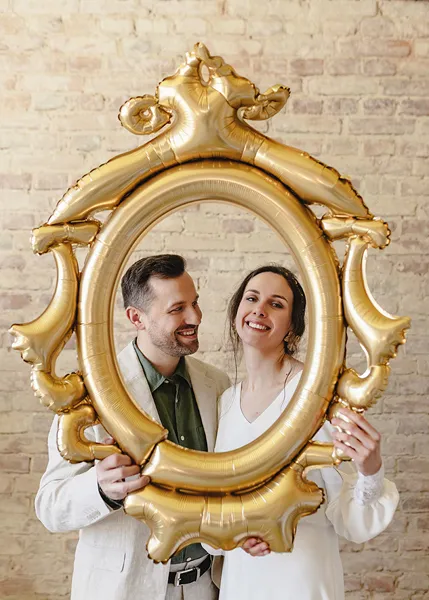 PD BALON FOLIE ALUMINIU Frame, 78x95cm, gold FB265-019 [2]