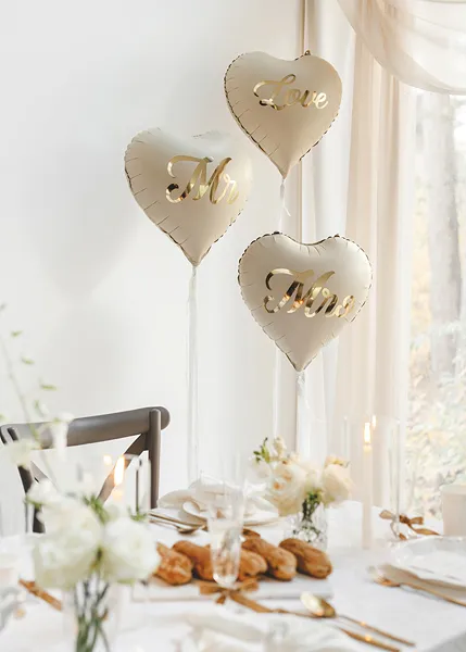 BALON FOLIE ALUMINIU Heart Love, 45cm, mix FB341 [1]