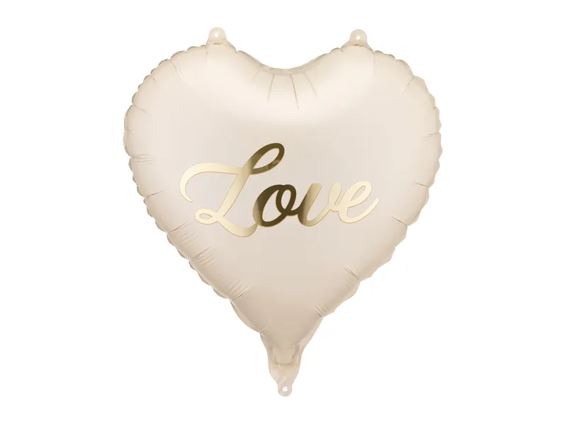 Ziua indragostitilor & Dragobete - BALON FOLIE ALUMINIU Heart Love, 45cm, mix FB341
