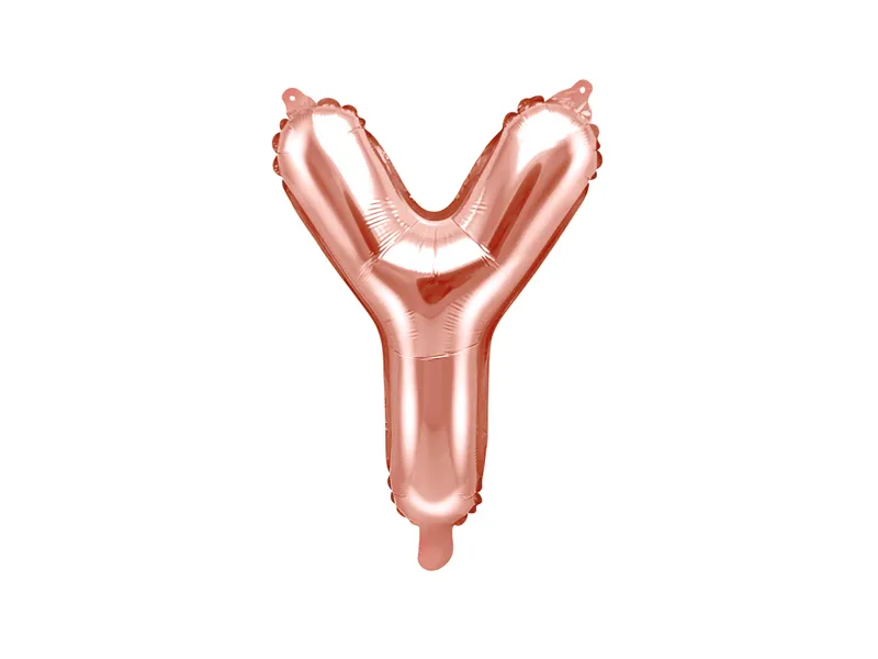 BALON FOLIE ALUMINIU Letter "Y", 35cm, rose gold FB2M-Y-019R [3]