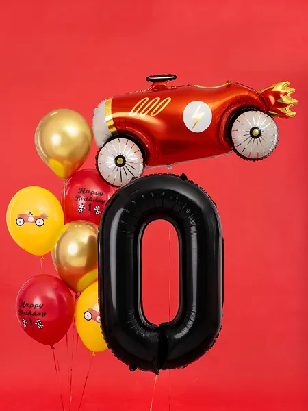 BALON FOLIE ALUMINIU Number "0", 86cm, black FB1M-0-010 [1]