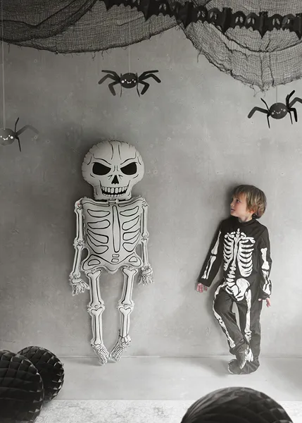 BALON FOLIE ALUMINIU Skeleton XXL, 46 X 129cm, mix FB303 [1]