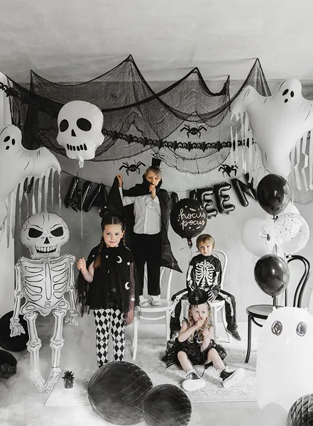 BALON FOLIE ALUMINIU Skull, 36 x 41cm, mix FB304 [4]