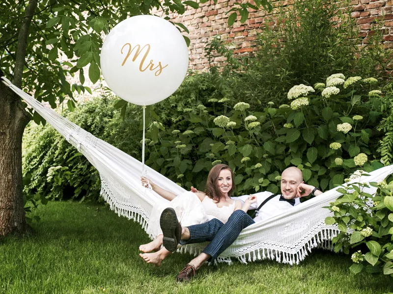 PD BALON Giant Balloon 1m, Mrs, white OLBON11D-008-019 [1]