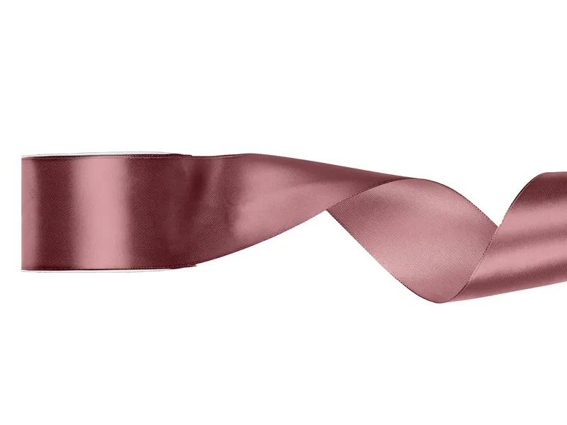 AMBALAJE SI SACOSE CADOURI - PD BANDA SATIN, Satin Ribbon, dark dusty rose, 50mm/25m TS50-081BRC
