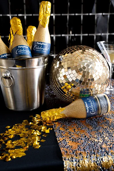 PD CONFETTI CANNON Champagne, Gold, 20.5cm TUKSZ20-019 [3]