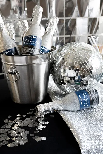 PD CONFETTI CANNON Champagne, Silver, 20.5cm TUKSZ20-018 [1]