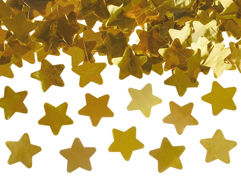 CONFETTI, stars, gold, 28cm TUKST28-019 [1]