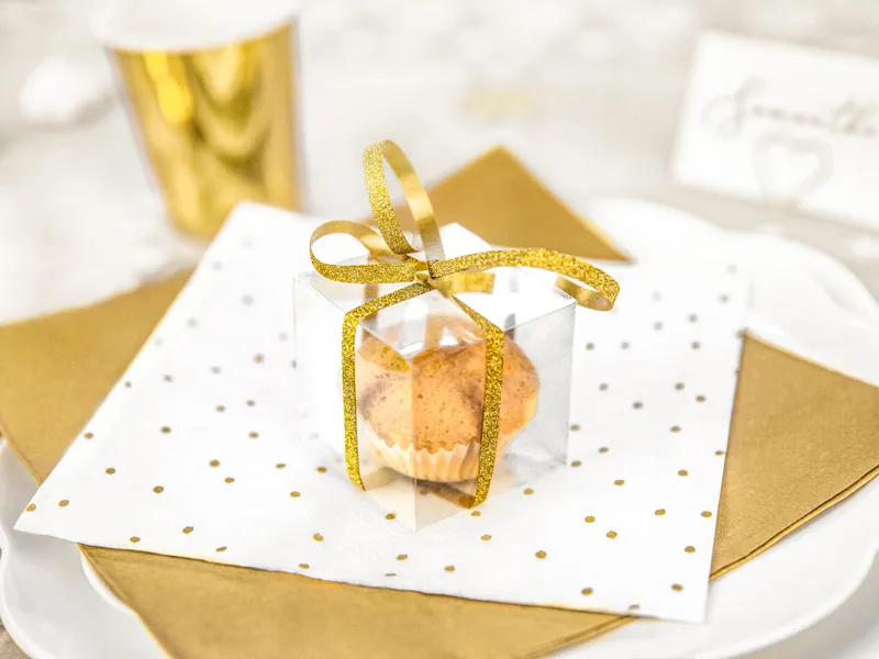 PD CUTIE Square boxes, transparent, 5x5x5cm 10/SET PUDP41-099 [3]