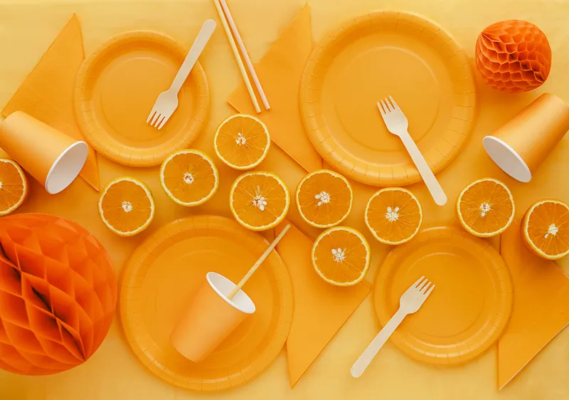 FARFURII CARTON light orange, 18cm, 6/set TPP90-005J [1]