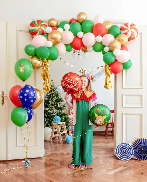 GHIRLANDA DIN BALOANE Candies, mix, 170x155cm GBN15 [4]