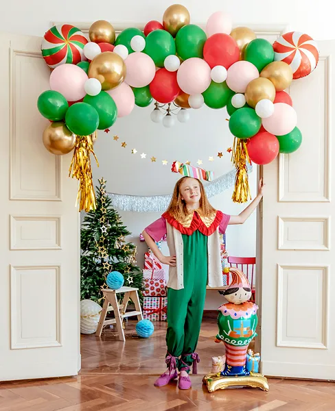 GHIRLANDA DIN BALOANE Candies, mix, 170x155cm GBN15 [2]