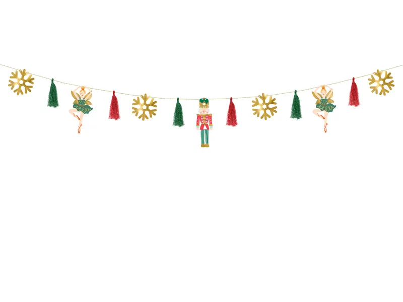 GHIRLANDA HARTIE Christmas, Nutcracker mix, 2m GL28 [1]