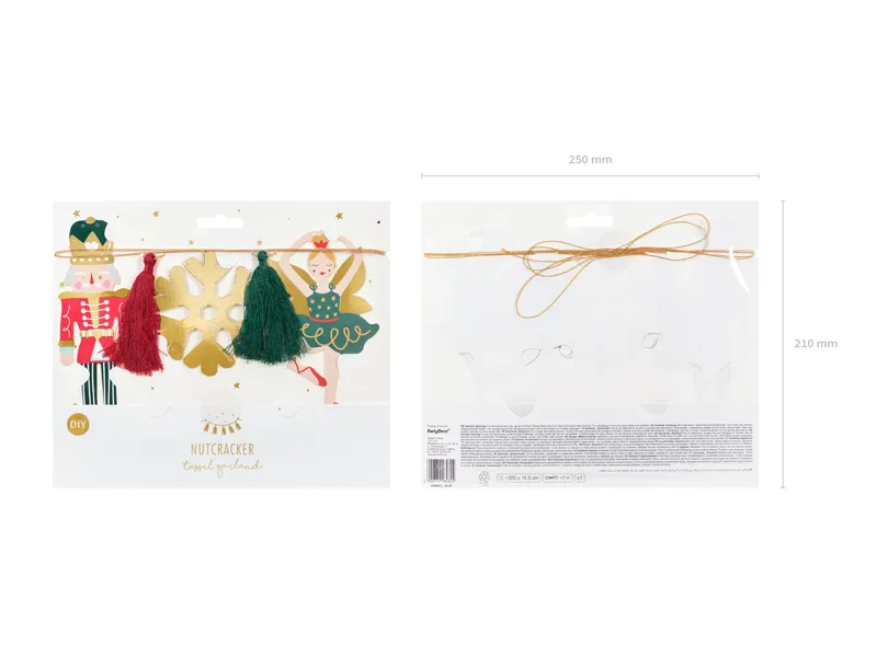 GHIRLANDA HARTIE Christmas, Nutcracker mix, 2m GL28 [2]