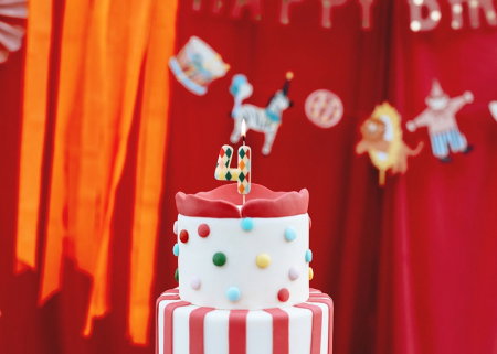 PD LUMANARI TORT Birthday candle, Number 4, Rhombus, 5.5cm, mix SCU15-4 [1]