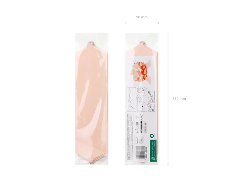 PD PANGLICA DECORATIVA, Bow pale powder pink, 30cm KOZ1P-081PJ [2]