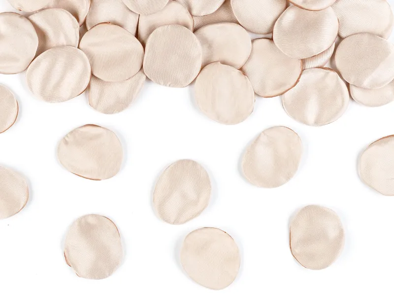 Ziua indragostitilor & Dragobete - PD PETALE TRANDAFIR, satin, beige 100/SET PLRD2-100-013