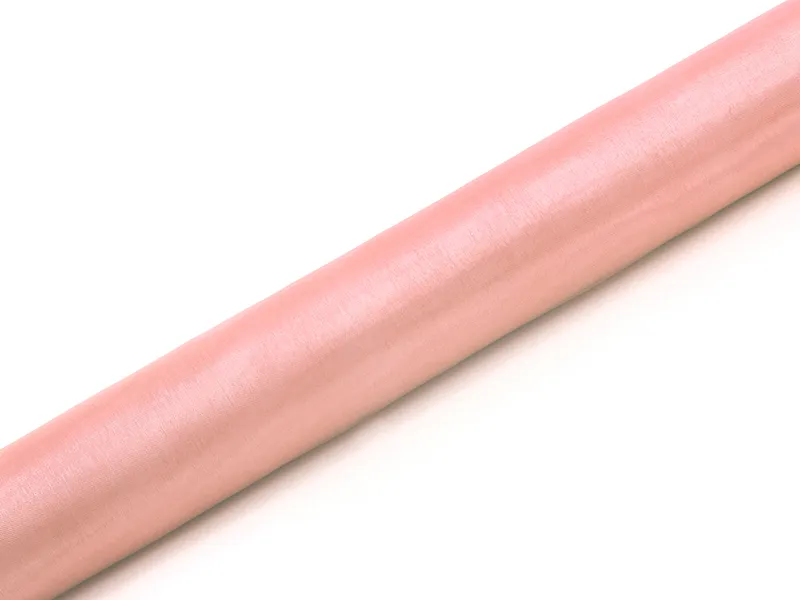 Botezuri, Gender reveal - PD ROLA DECORATIVA, ORGANZA, ROZ PAL 0.36x9M ORP-081B