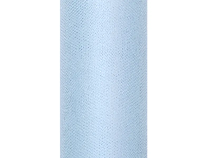 Organza floristica - PD ROLA DECORATIVA, TUL, ALBASTRU DESCHIS 0.15x9M TIU15-011