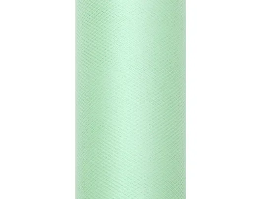 Banda satin - PD ROLA DECORATIVA, TUL, VERDE MENTA 0.15x9M TIU15-103