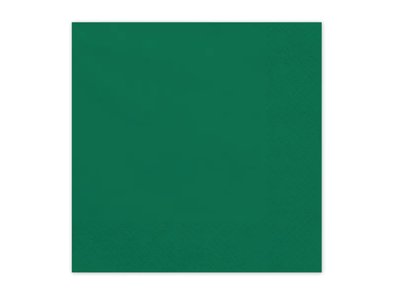 DE SEZON - SERVETELE HARTIE 33*33CM VERDE INCHIS 20/SET SP33-109-012C