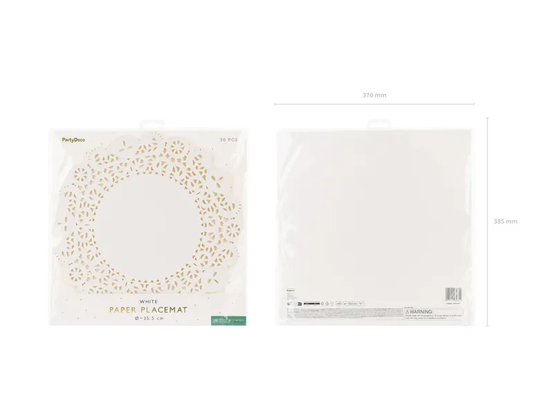 PD SUPORT DECORATIV PENTRU FARFURII 35.5CM ALB 50/SET PPT9-008 [2]