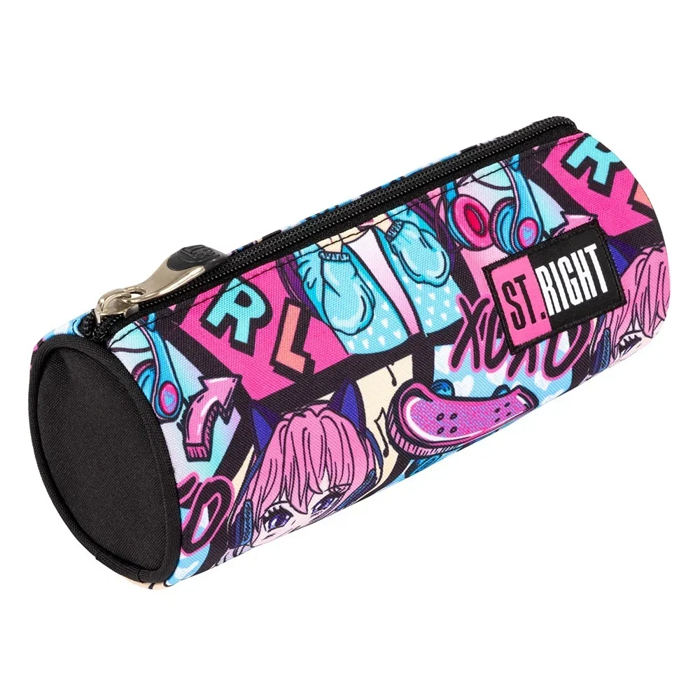 Penare, Etuiuri, Necessaire - Penar Cilindric St.Right PU-01 Manga Girl 301124