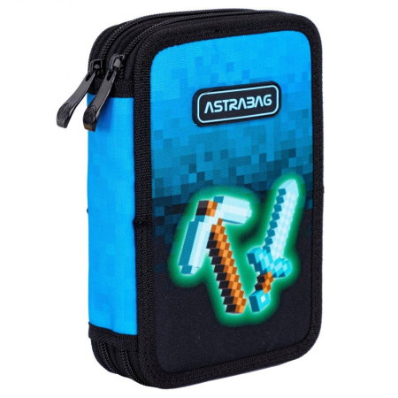 RECHIZITE SCOLARE IPB - Penar Echipat 2 Fermoare Blue Pixel