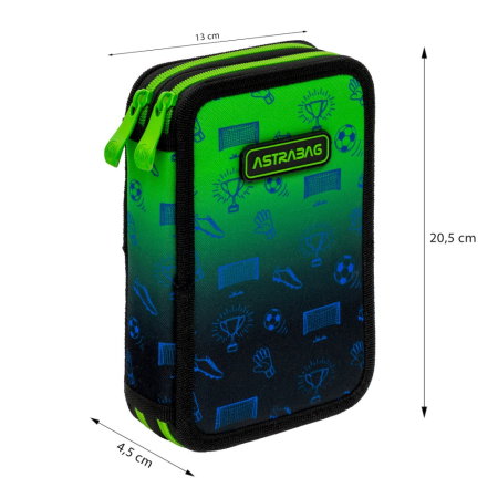 Penar Echipat 2 Fermoare Astrabag Ombre Football [2]