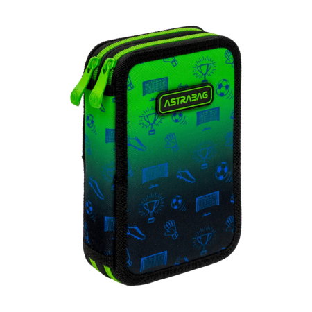 RECHIZITE SCOLARE IPB - Penar Echipat 2 Fermoare Astrabag Ombre Football
