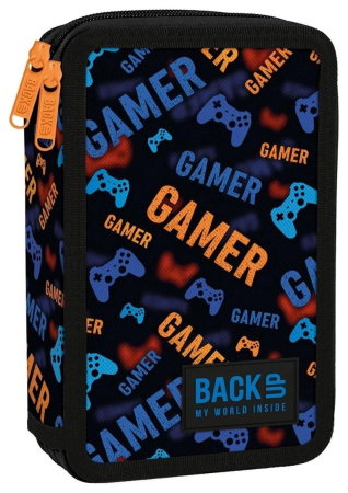 Penare, Etuiuri, Necessaire - Penar Echipat 2 Fermoare BackUp Game Pad