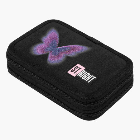 RECHIZITE SCOLARE IPB - Penar Echipat 2 Fermoare St.Right Pastel Butterfly 697029