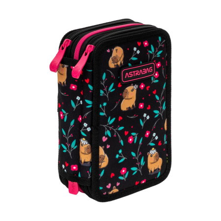 RECHIZITE SCOLARE IPB - Penar Echipat 3 Fermoare Astrabag Flower Capy