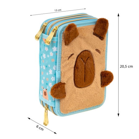 Penar Echipat 3 Fermoare Astrabag Fluffy Capy [8]
