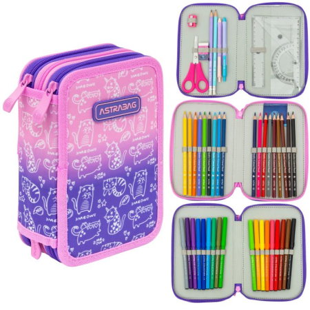 Penar Echipat 3 Fermoare Astrabag Kitty [3]
