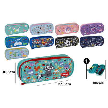 Penare, Etuiuri, Necessaire - Penar Neechipat Sampack SA011 1 Fermoar 1 Extensie Asortat - Organizare