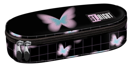 Penare, Etuiuri, Necessaire - Penar Neechipat 1 Fermoar St.Right Pastel Butterfly 697005