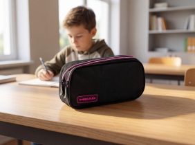 Penar Neechipat 2 Fermoare Astrabag Black-Pink/Mint [3]