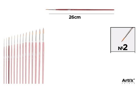 Pensule scolare bucata - PENSULA PROFESIONALA IPB VF. SINTETIC ROTUND NR. 2 PP347-03