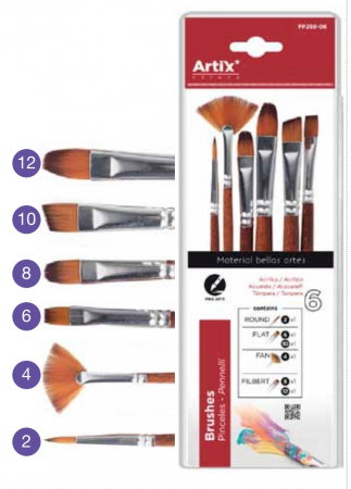 RECHIZITE SCOLARE IPB - PENSULE IPB PENTRU SABLOANE 6/SET NR.2,4,6,8,10,12 PP258-06