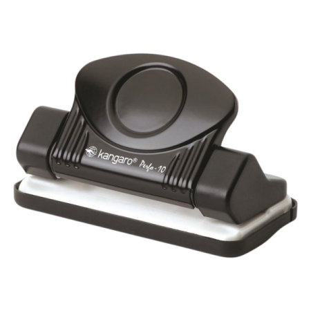 Suporti si accesorii de birou pt studenti - Perforator Kangaro 10 Coli Negru P129